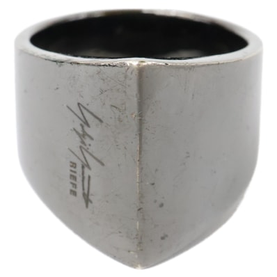 ヨウジヤマモト Yohji Yamamoto by RIEFE ヨウジヤマモトバイリーフェ SV925 KNUCKLE RING BK ナックル