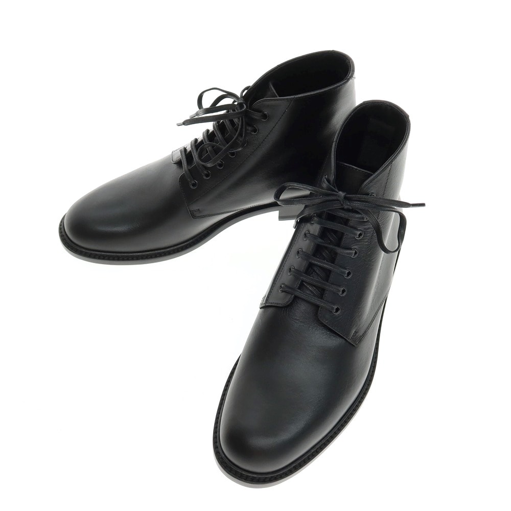 【中古】【未使用】サンローランパリ SAINT LAURENT PARIS ARMY20 DESERT BOOT レザー ブーツ ブラック【サイズ41】【メンズ】