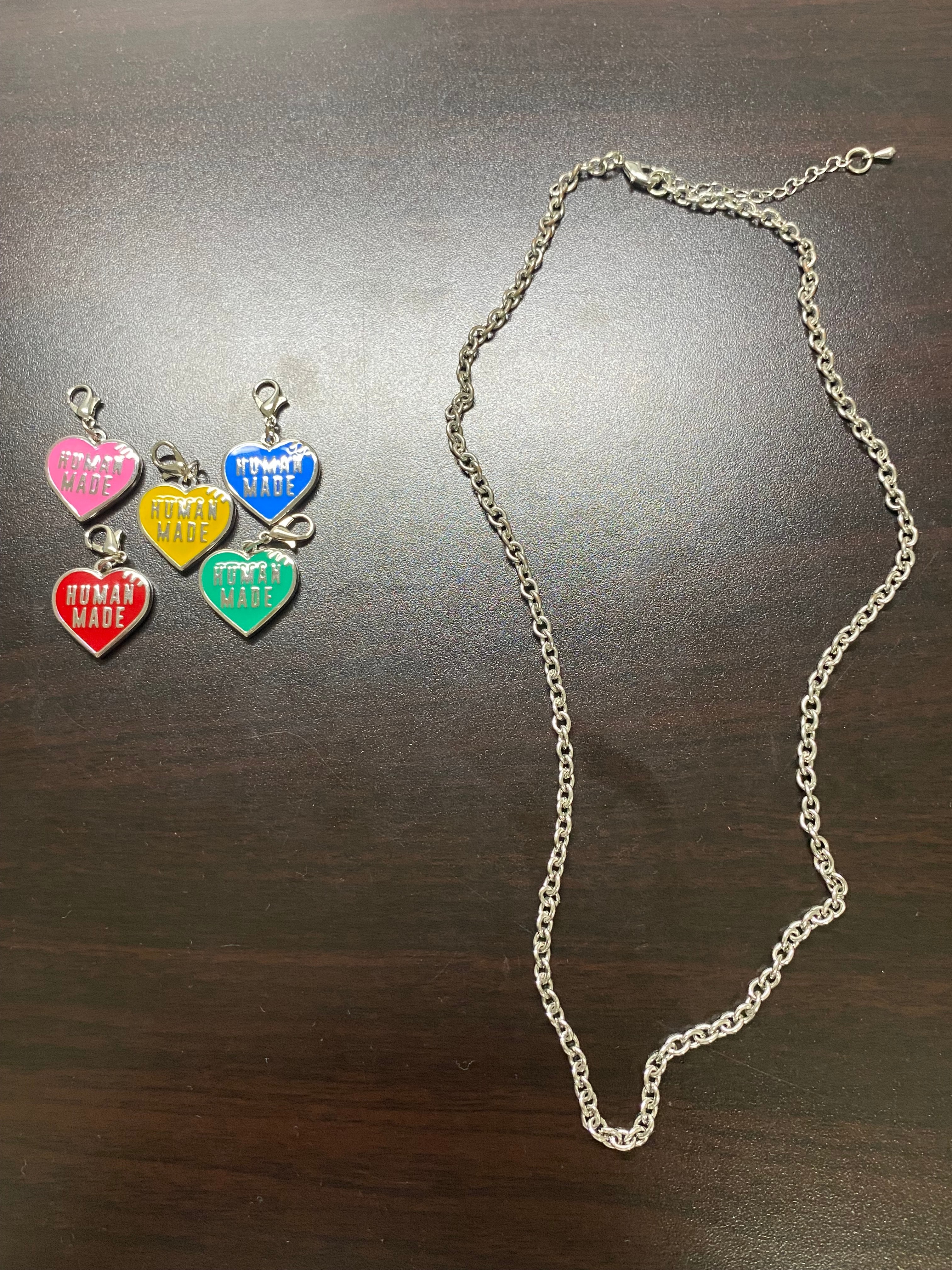 HUMAN MADE Heart Silver Earrings 