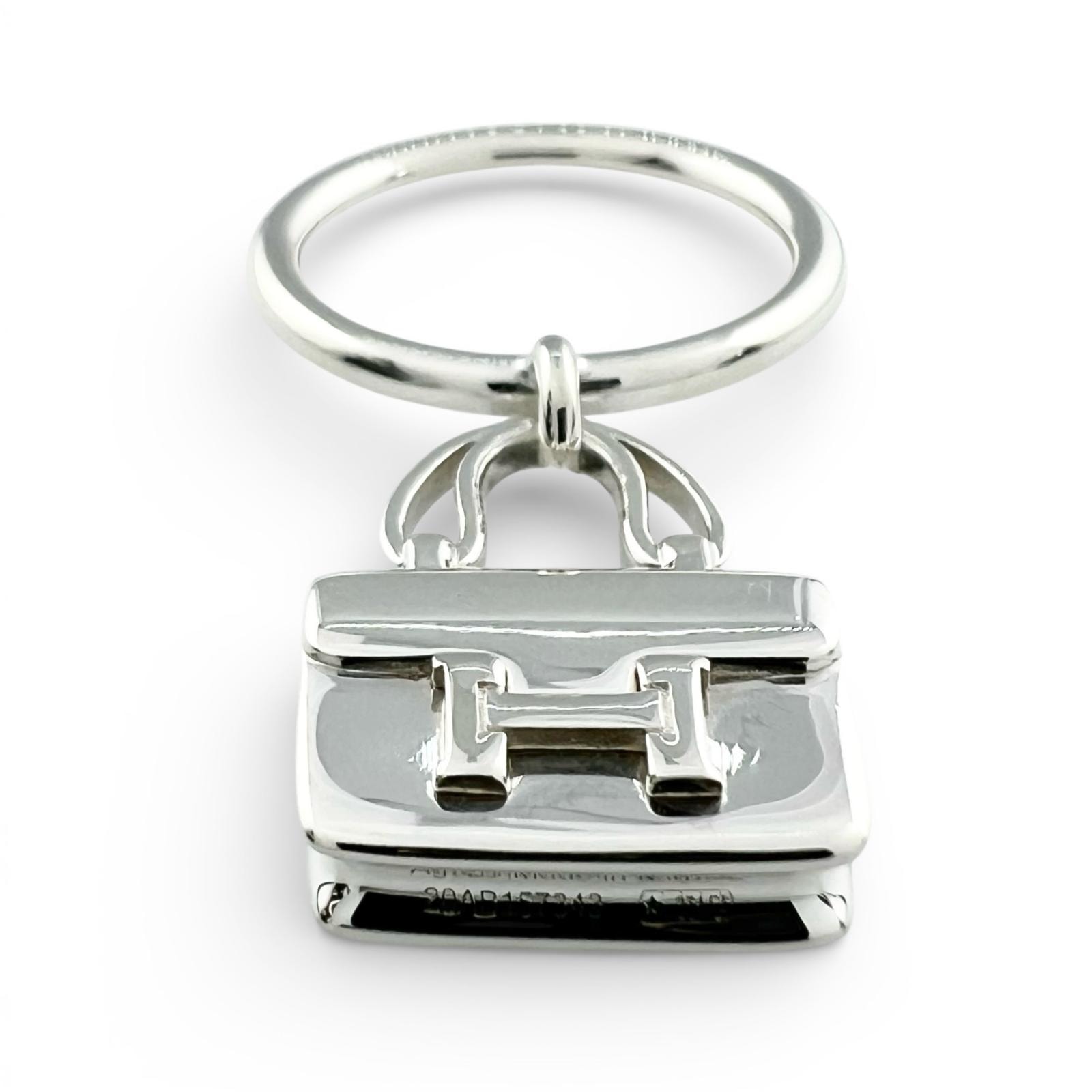 極美品 エルメス リング・指輪 アミュレット コンスタンス シルバー レディース 52