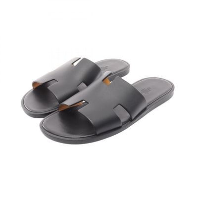 エルメス HERMES イズミール サンダル 靴 レザー メンズ ブラック系 H041141ZH01390 【中古】