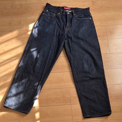 Supreme Rigid Baggy Selvedge Jean "Rigid Indigo"(24SS)