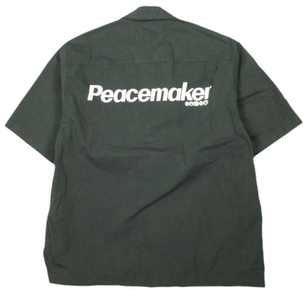 OAMC PEACEMAKER オーエーエムシー ピースメーカー 25SS Boxi S/S Shirt ボクシーショートスリーブシャツ PCM1OS04ACO001099 / 52-05-51-05008 L BLACK 半袖 開襟 オープンカラー トップス