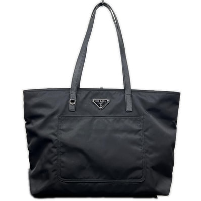 PRADA 極美品 プラダ リエディション Re-Edition 1978 ミディアム Re-Nylon x サフィアーノレザー トートバッグ 1BG052 RFID確認済 ハンドバッグ 肩掛け Aランク 鑑定済 プラダバッグ