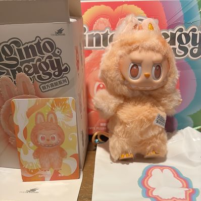 POP MART THE MONSTERS (LABUBU) Big into Energy Series Plush Pendant HAPPINESS