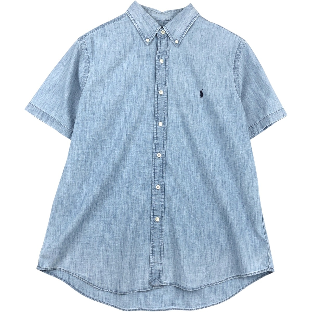 古着 ラルフローレン Ralph Lauren ボタンダウン 半袖 シャンブレーシャツ メンズXL相当/eaa644903