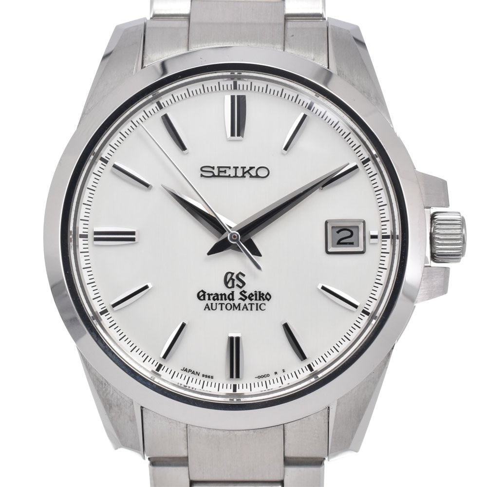 セイコー SEIKO 9S65-00C0/SBGR055 グランドセイコー メカニカル 裏スケ ホワイト 自動巻き メンズ 美品 箱付き 腕時計 G#147716