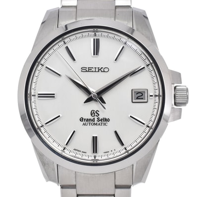 セイコー SEIKO 9S65-00C0/SBGR055 グランドセイコー メカニカル 裏スケ ホワイト 自動巻き メンズ 美品 箱付き 腕時計 G#147716