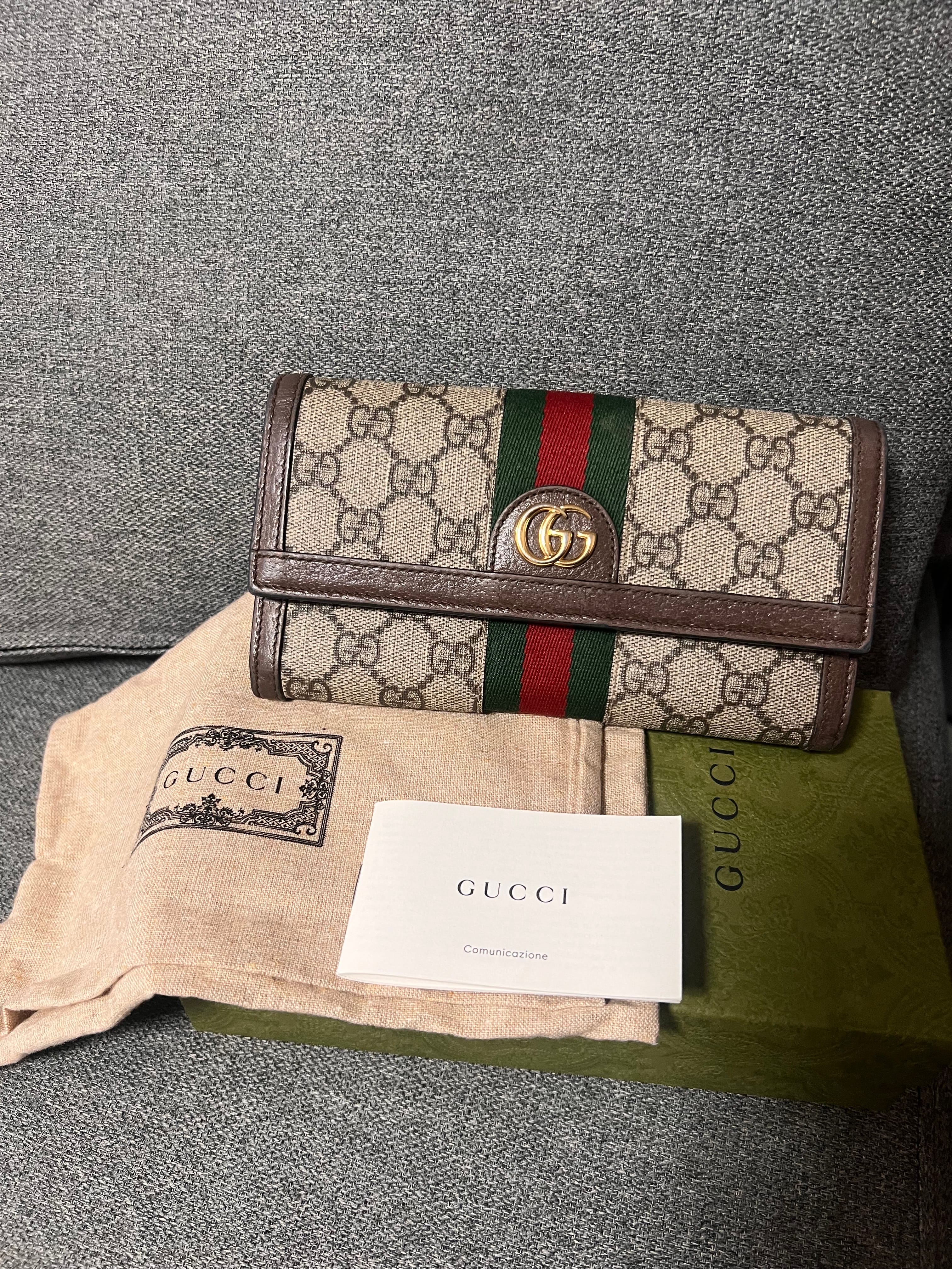 GUCCI Ophidia GG Continental Wallet