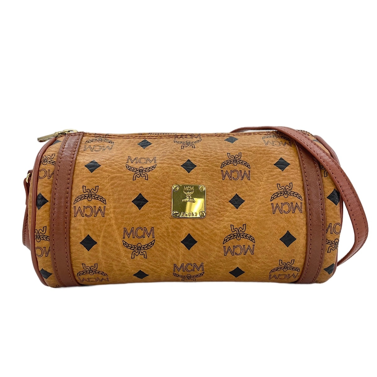 エム・シー・エム MCM レザー ショルダーバッグ【中古】