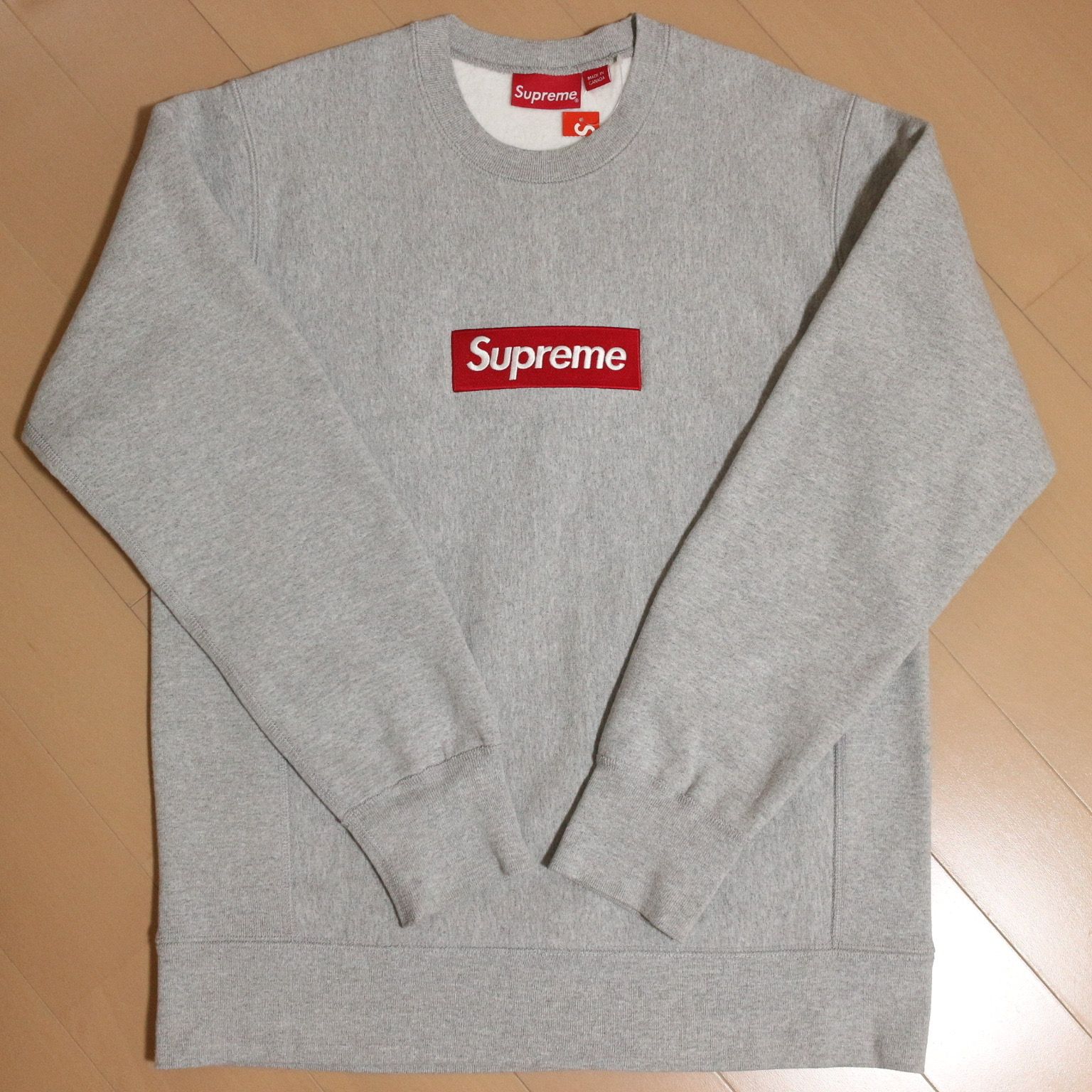 Supreme Box Logo Crewneck "Grey" (15FW)