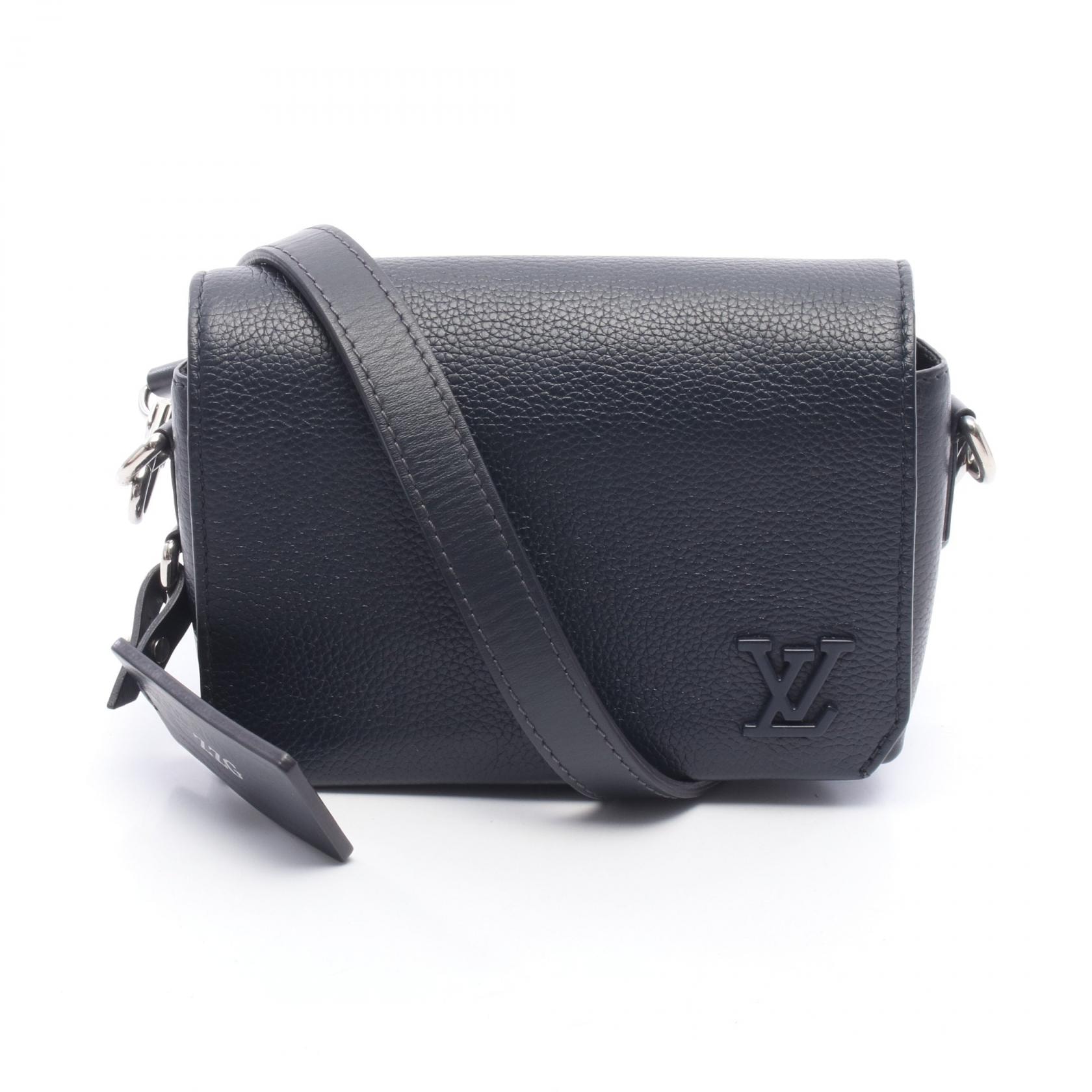 ルイ・ヴィトン LOUIS VUITTON LVアエログラム ファストライン ウェアブル ウォレット ショルダーバッグ バッグ レザー アエログラム ブルーマリーヌ メンズ ネイビー系 M11483 【中古】
