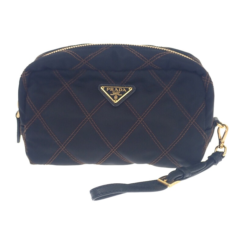 目立った傷や汚れなし】プラダ PRADA スモールナイロンポーチ