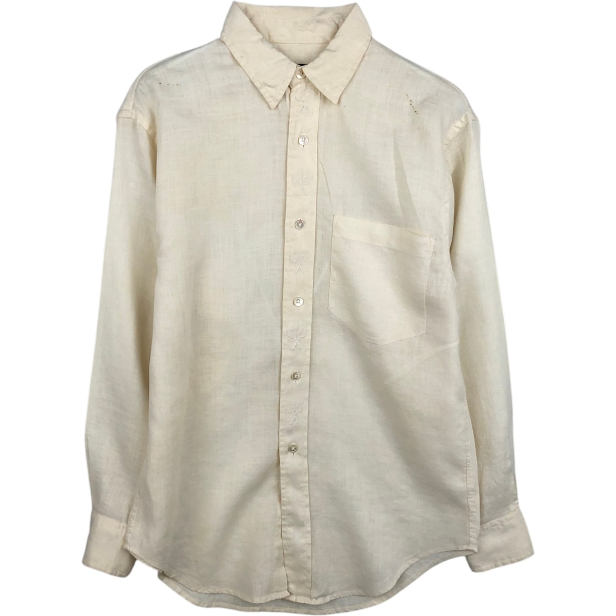 古着 ラルフローレン Ralph Lauren 長袖 リネンシャツ レディースM相当/eaa626403