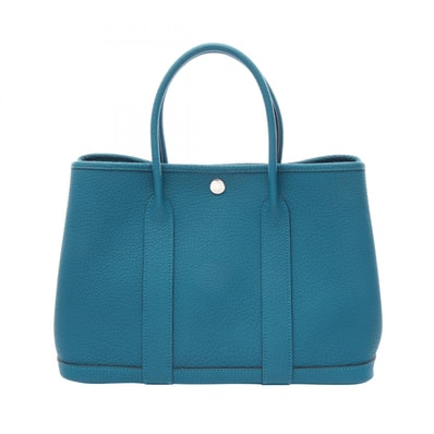 エルメス HERMES ガーデンパーティTPM ブルーイズミール トートバッグ バッグ ネゴンダ ネゴンダ C刻印(2018年製造) レディース グリーン系 【中古】