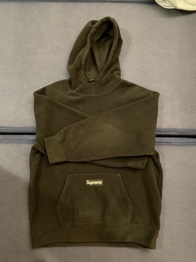 Supreme Polartec Hooded Sweatshirt "Black"
