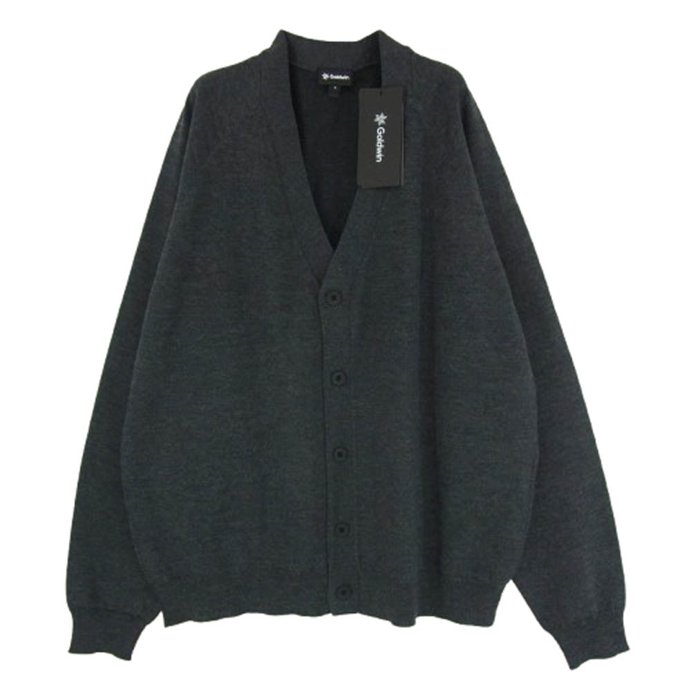 Goldwin ゴールドウィン カーディガン GC45307 リオプティマム ウール ラウンジ カーディガン グレー系 3【新古品】【未使用】【中古】