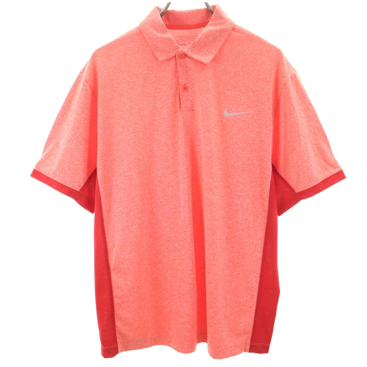 NIKE GOLF ナイキゴルフ 半袖 ポロシャツ XL レッド系