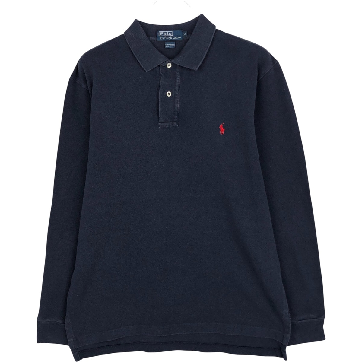 古着 ラルフローレン Ralph Lauren POLO by Ralph Lauren 長袖 ポロシャツ メンズM相当/eaa615491