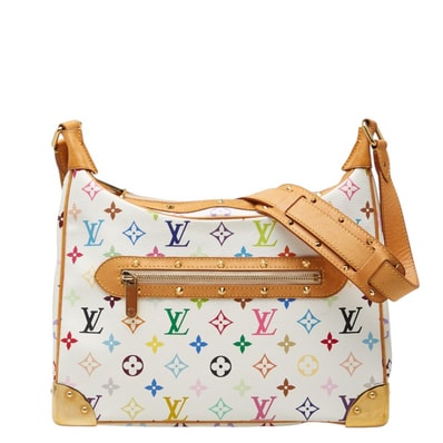 ルイ ヴィトン モノグラム マルチカラー ブローニュ ショルダーバッグ M92660 ブロン PVC レザー レディース LOUIS VUITTON 中古