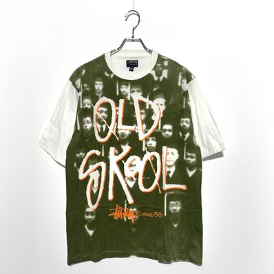STUSSY OLD SKOOL TEE White