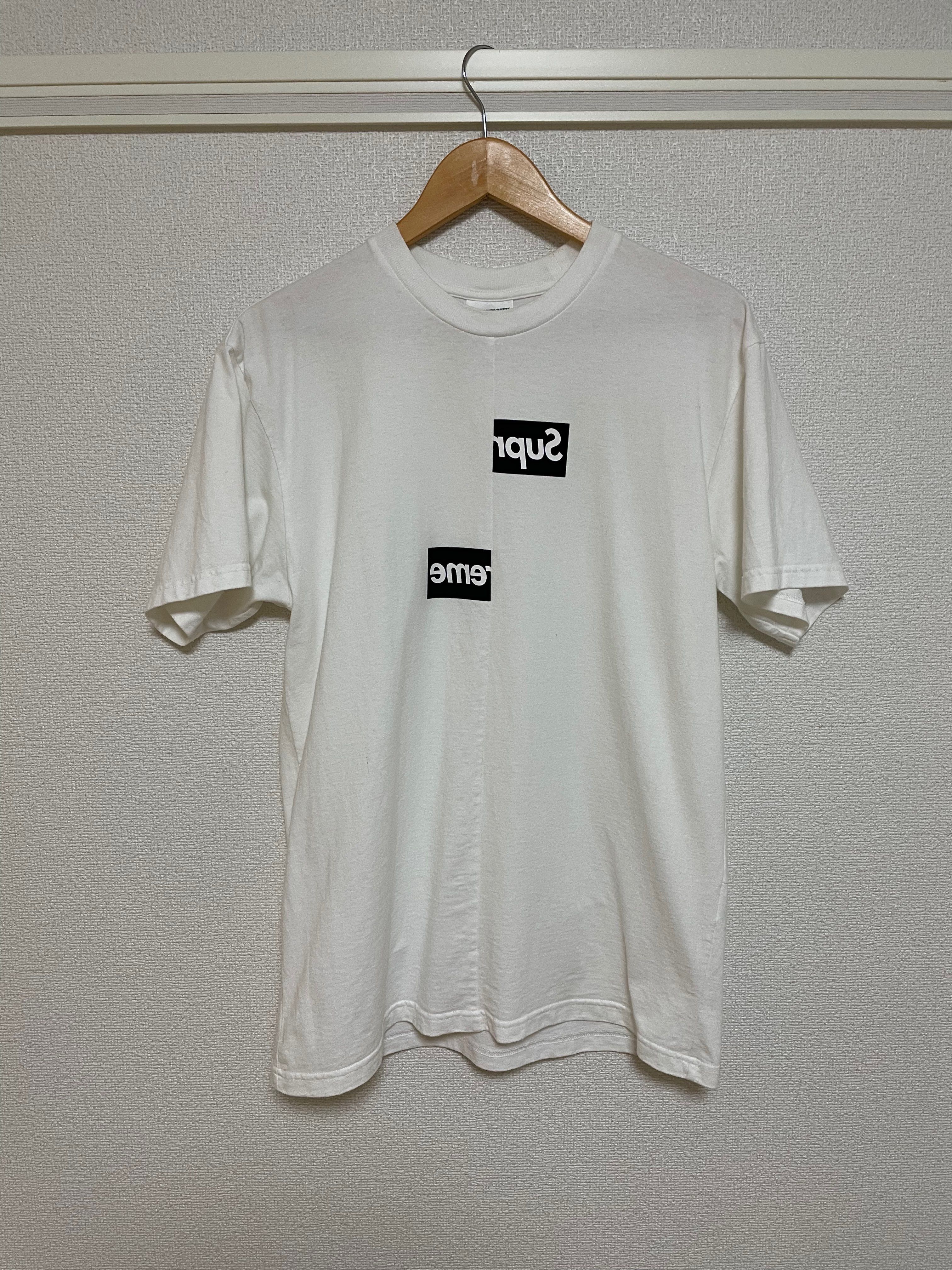Supreme / Comme des Garçons SHIRT® Split Box Logo Tee "White"
