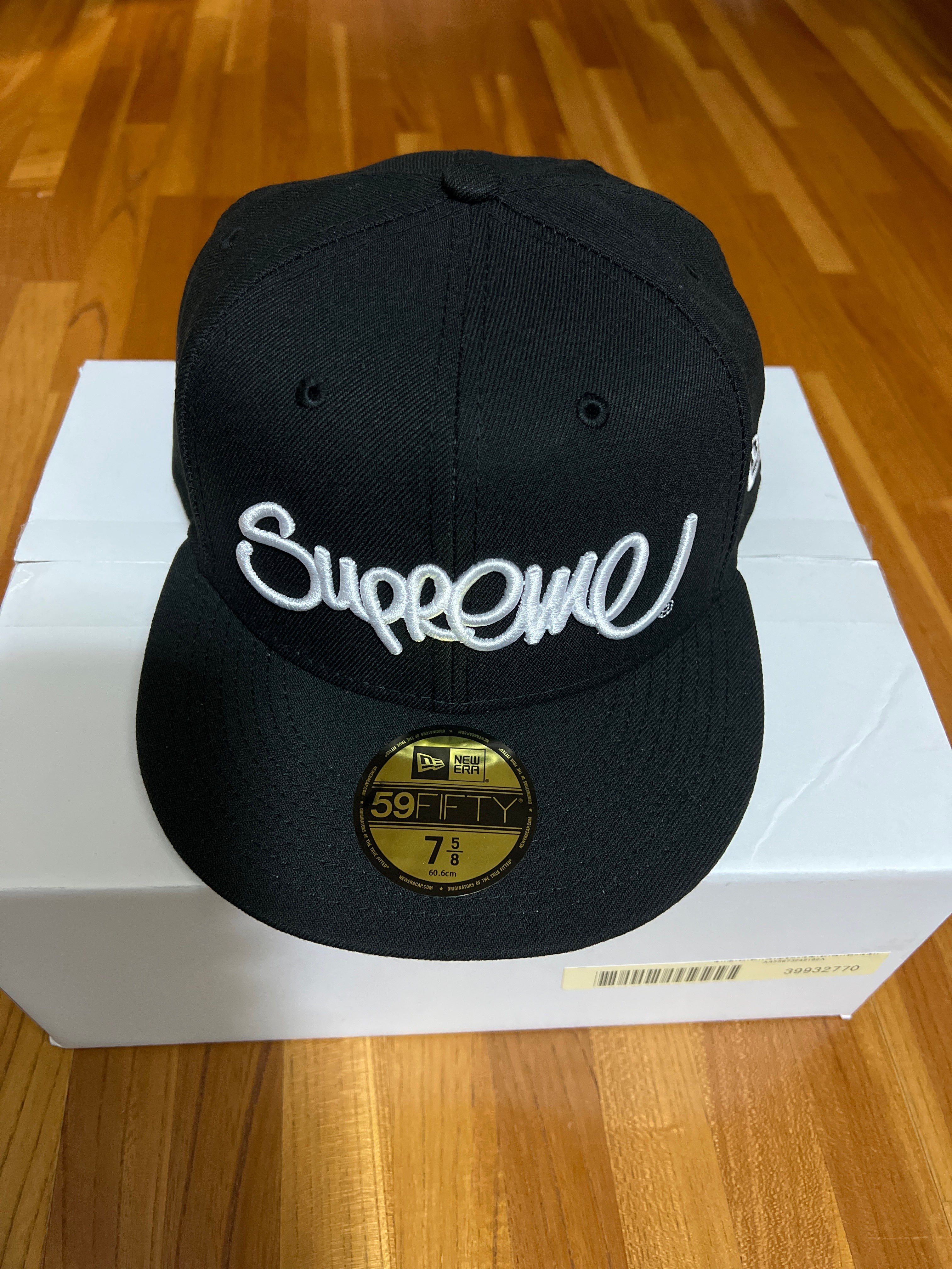 Supreme Handstyle New Era "Black"