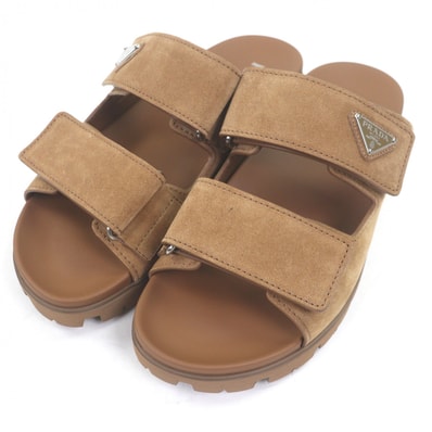 未使用品 プラダ サンダル ブラウン メンズ 7 2X3129