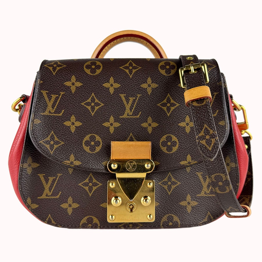 ルイ ヴィトン LOUIS VUITTON ショルダーバッグ モノグラム エデンPM モノグラムキャンバス/レザー レッド/ブラウン レディース M40814【中古】 z10943