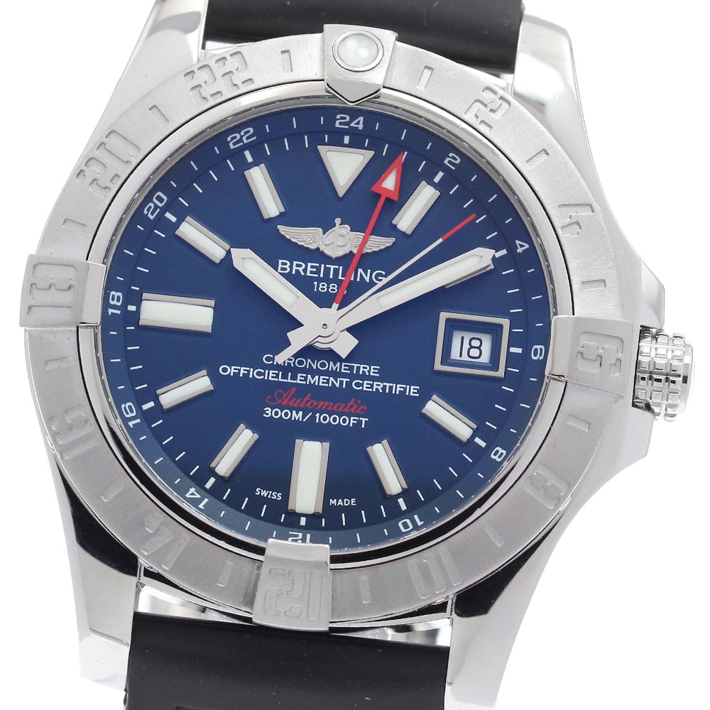 ☆美品 ブライトリング アベンジャーII GMT A32390 メンズ 【中古】