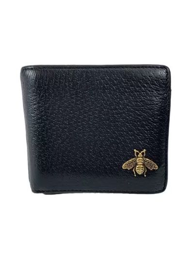 GUCCI Animalier Leather Coin Wallet