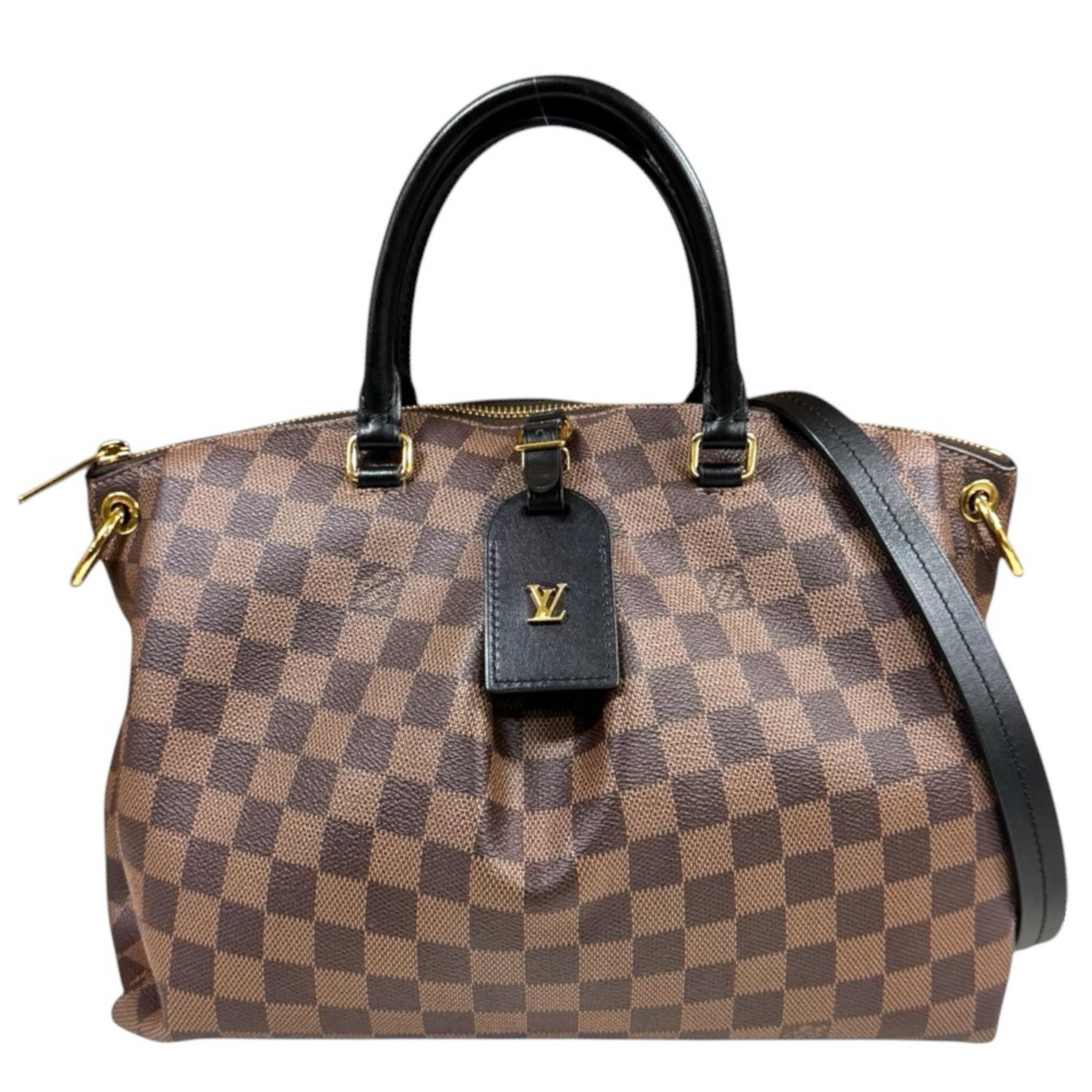 ルイヴィトン オデオン トートMM ダミエ ショルダーバッグ ダミエキャンバス N45283 ブラウン レディース LOUIS VUITTON  中古
