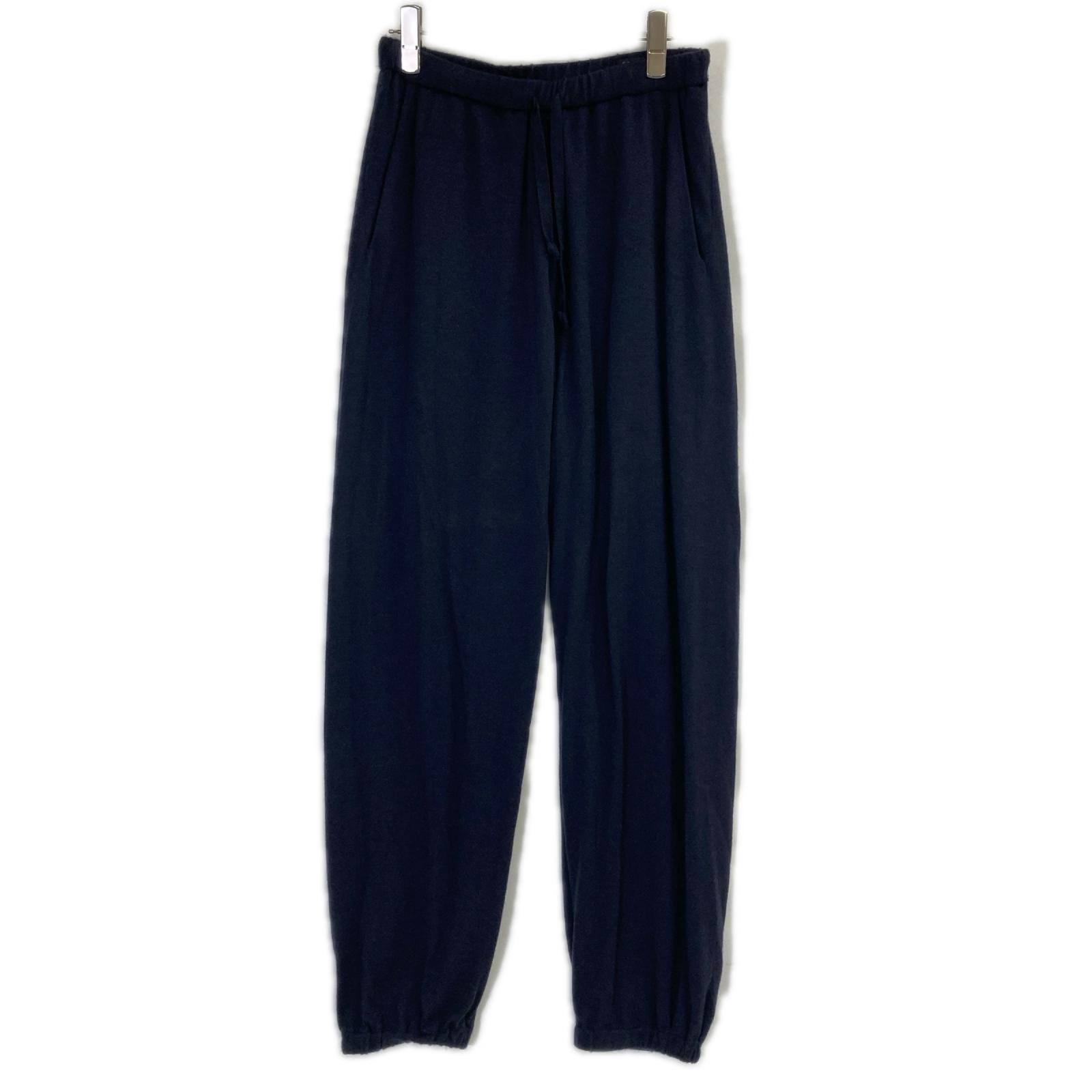 コモリ X01-06006 23SS ネイビー カシミヤシルク カシミヤシルク ニットパンツ