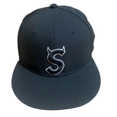 Supreme S Logo New Era "Black" (22FW)