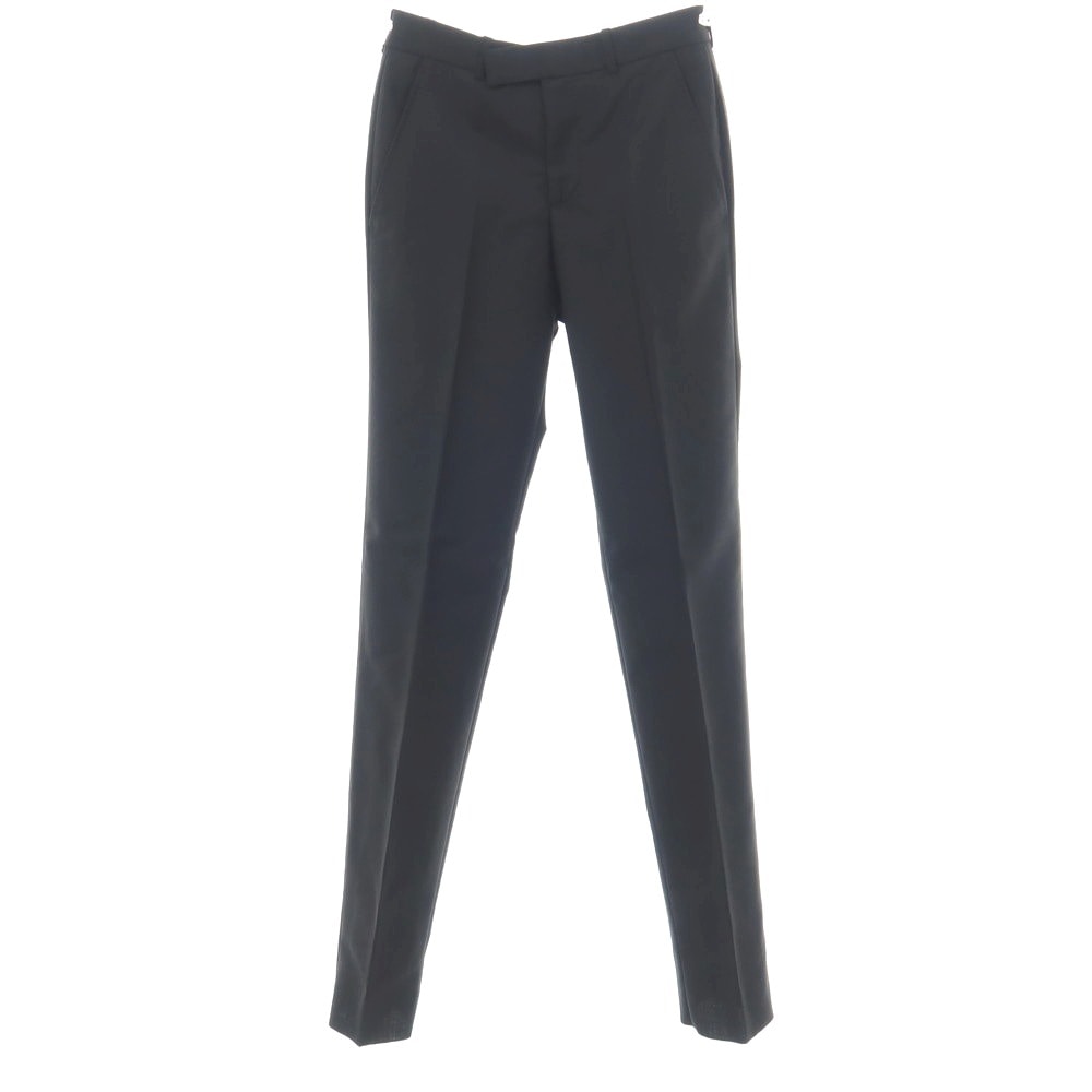 【中古】アレキサンダーマックイーン Alexander McQueen ウールモヘヤ ドレススラックスパンツ ブラック【サイズ46】【メンズ】
