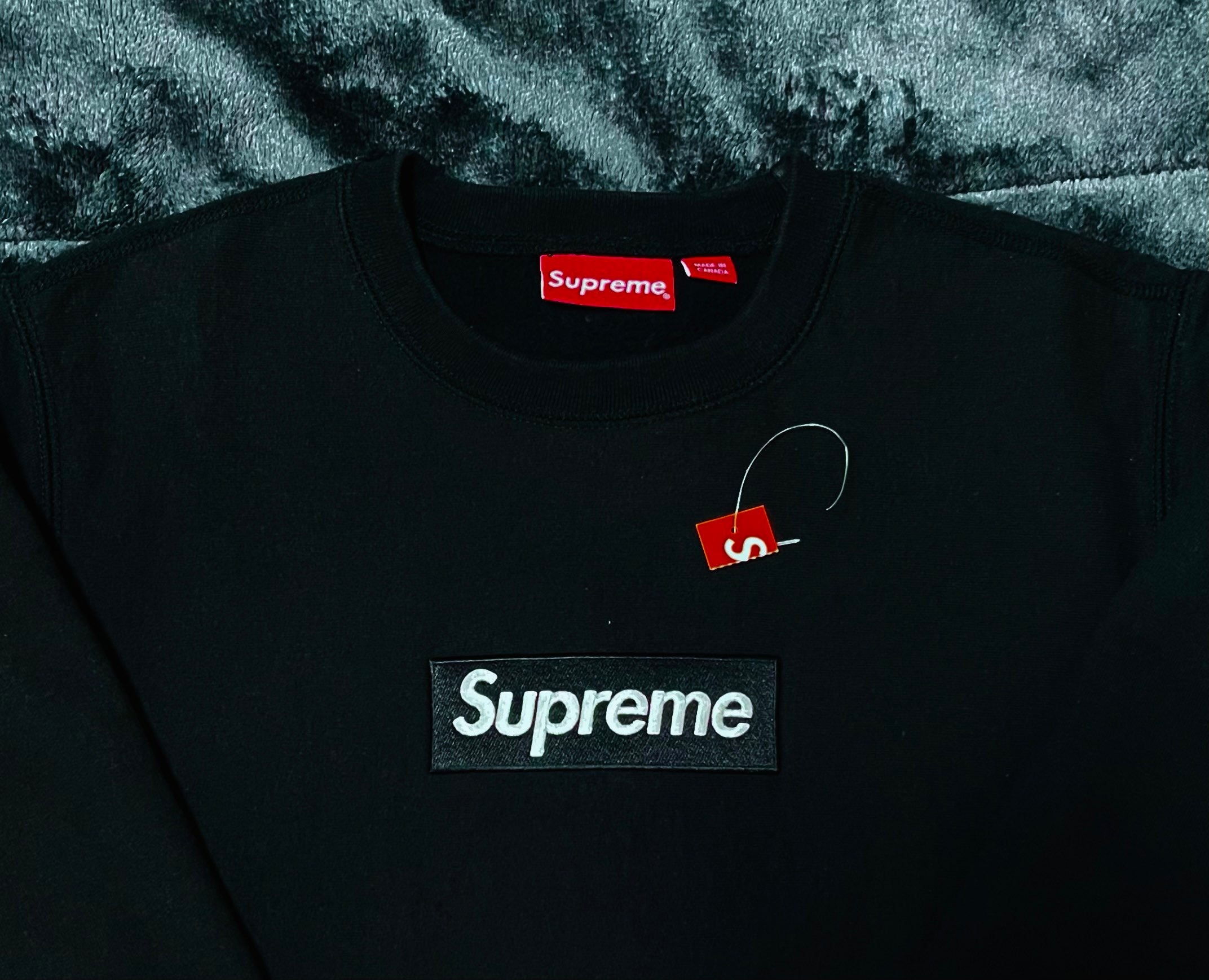 Supreme Box Logo Crewneck Sweatshirt "Black" (18FW)