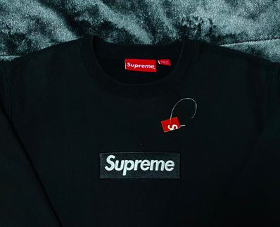 Supreme Box Logo Crewneck Sweatshirt "Black" (18FW)