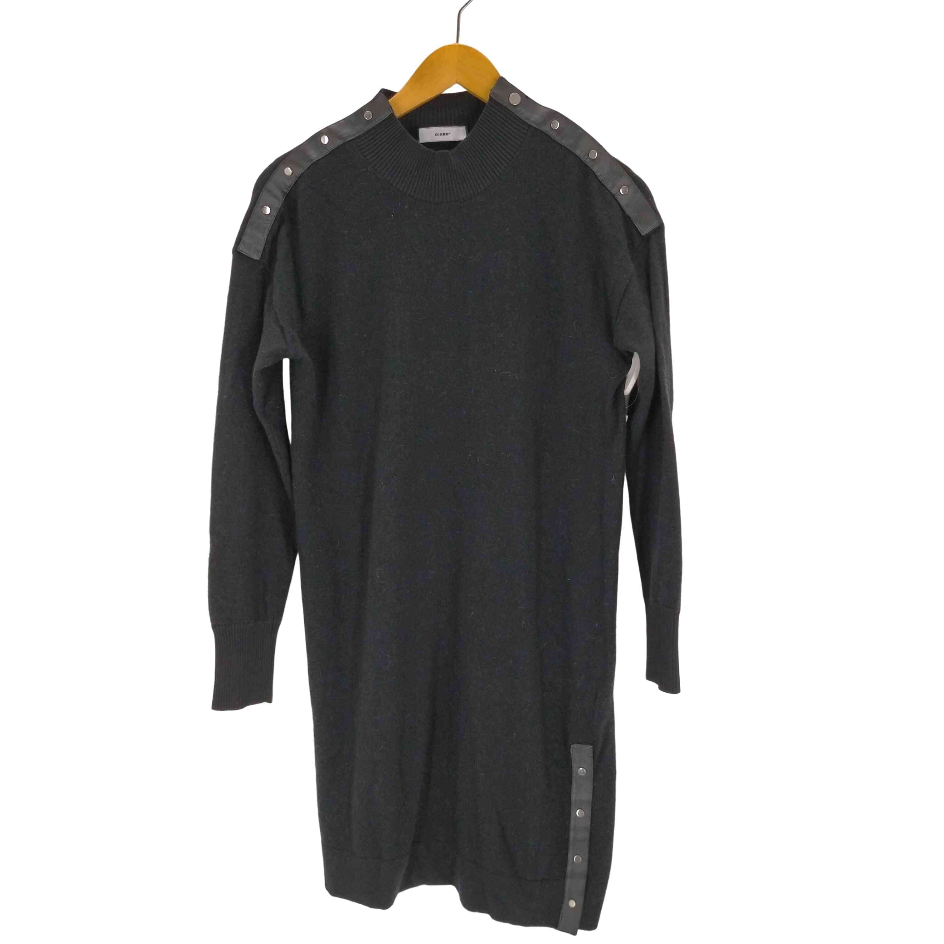 スナップデザインニットワンピース【1136707426795】