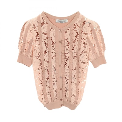 ヴァレンチノ Valentino カーディガン 衣料品 トップス レーヨン レディース ピンク系 【中古】