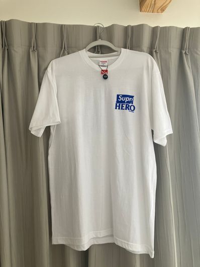 Supreme / ANTIHERO Dog Tee "White"