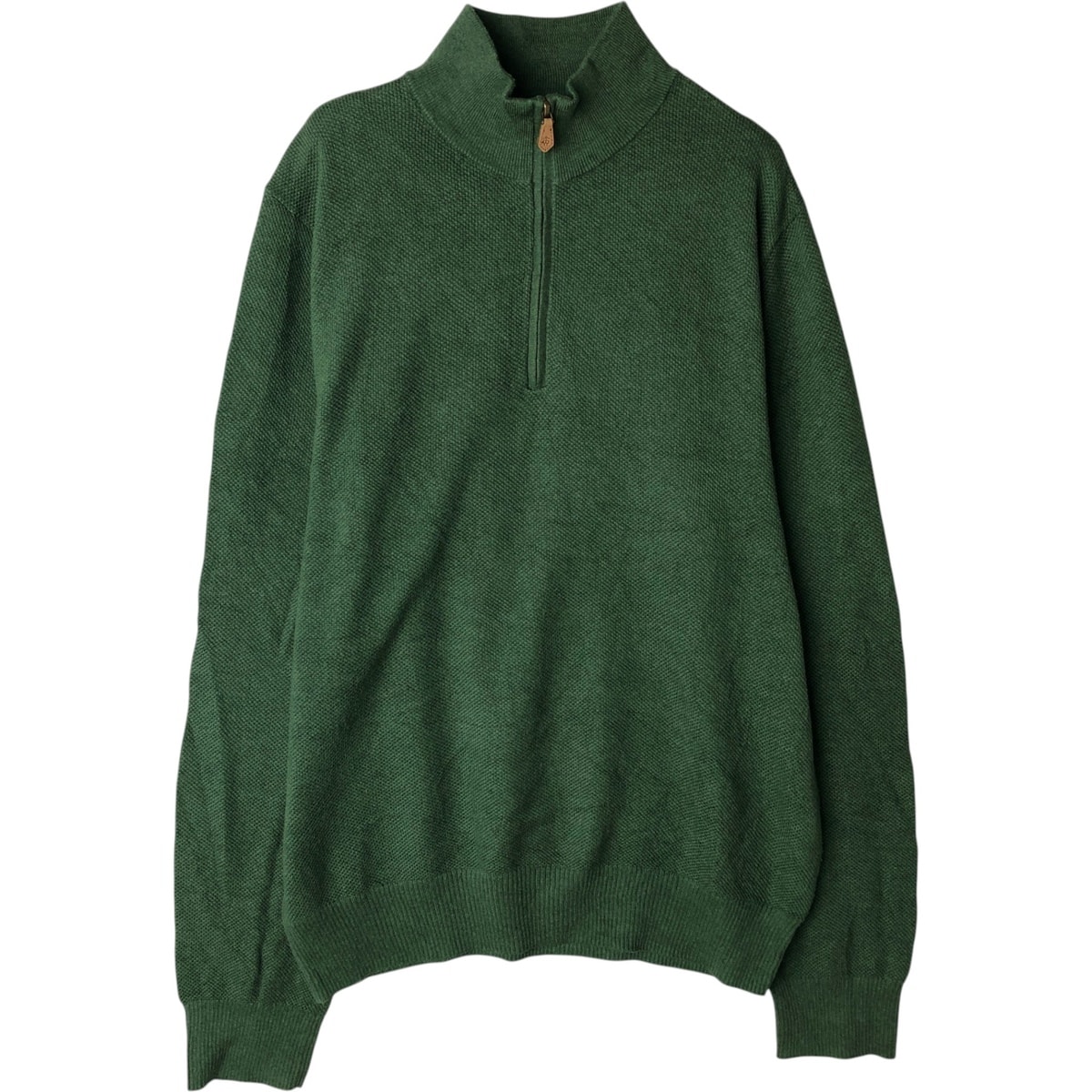 古着 ブルックスブラザーズ Brooks Brothers 1818 カシミア混 ウールニットハーフジップセーター メンズM相当/eaa631936