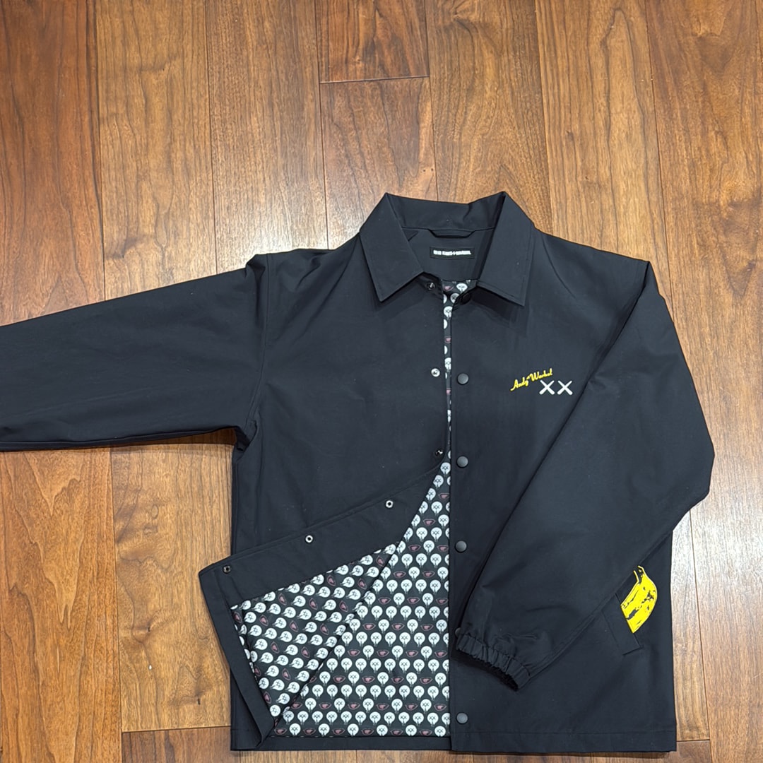Uniqlo x KAWS x WARHOL Coach Jacket "Black"