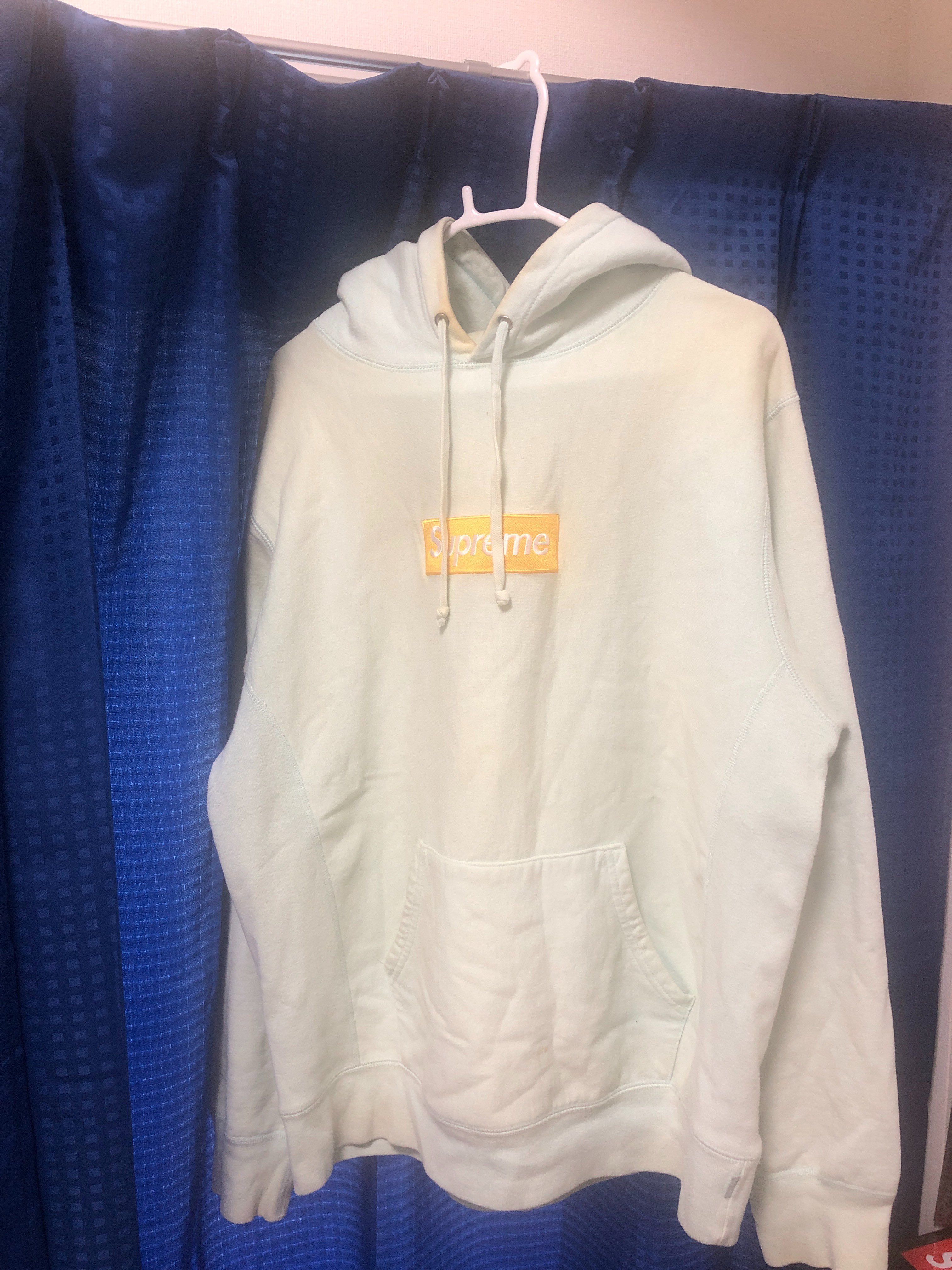 Supreme Box Logo Hooded Sweatshirt "Ice Blue"