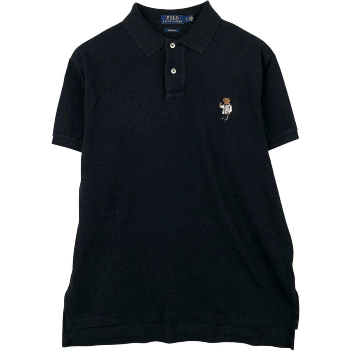 古着 ラルフローレン Ralph Lauren POLO RALPH LAUREN CUSTOM FIT ポロベア 半袖 ポロシャツ メンズL相当/eaa622198
