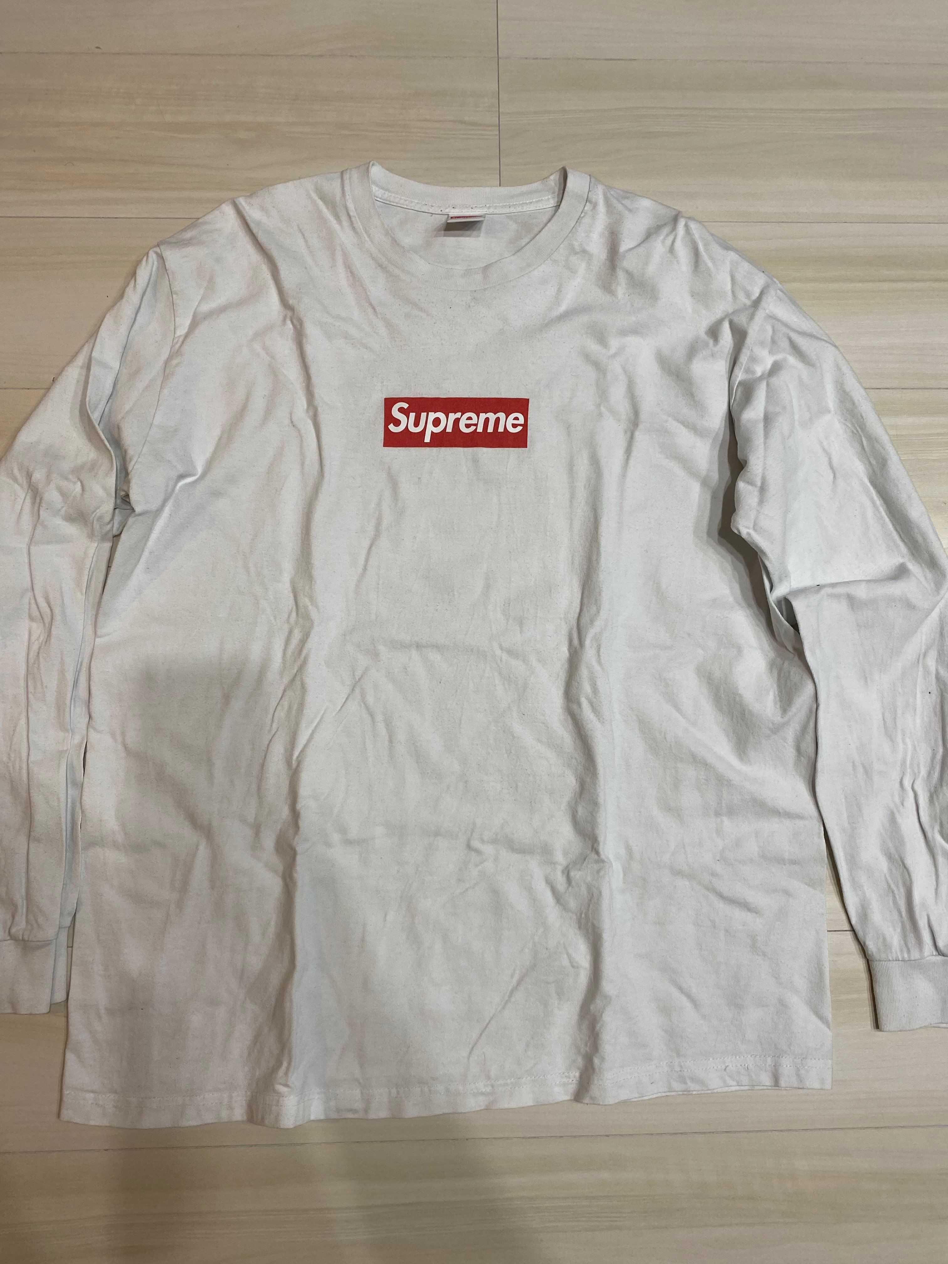Supreme Box Logo L/S Tee "White"