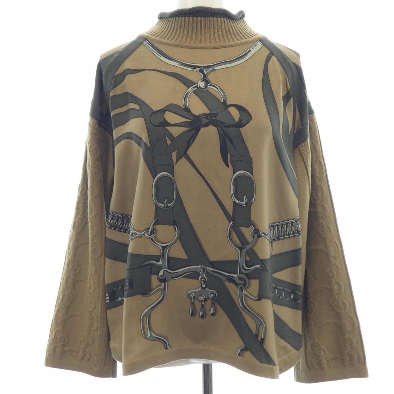 エルメス HERMES 2H2831DTツイルレーヌ ニット