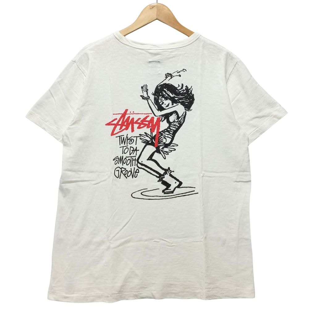 STUSSY ステューシー × Champion C8-B344 TWIST GIRL ツイストガール プリント 半袖Tシャツ 56635