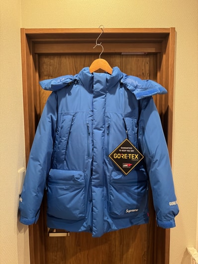 Supreme GORE TEX 700 Fill Down Parka "Blue"