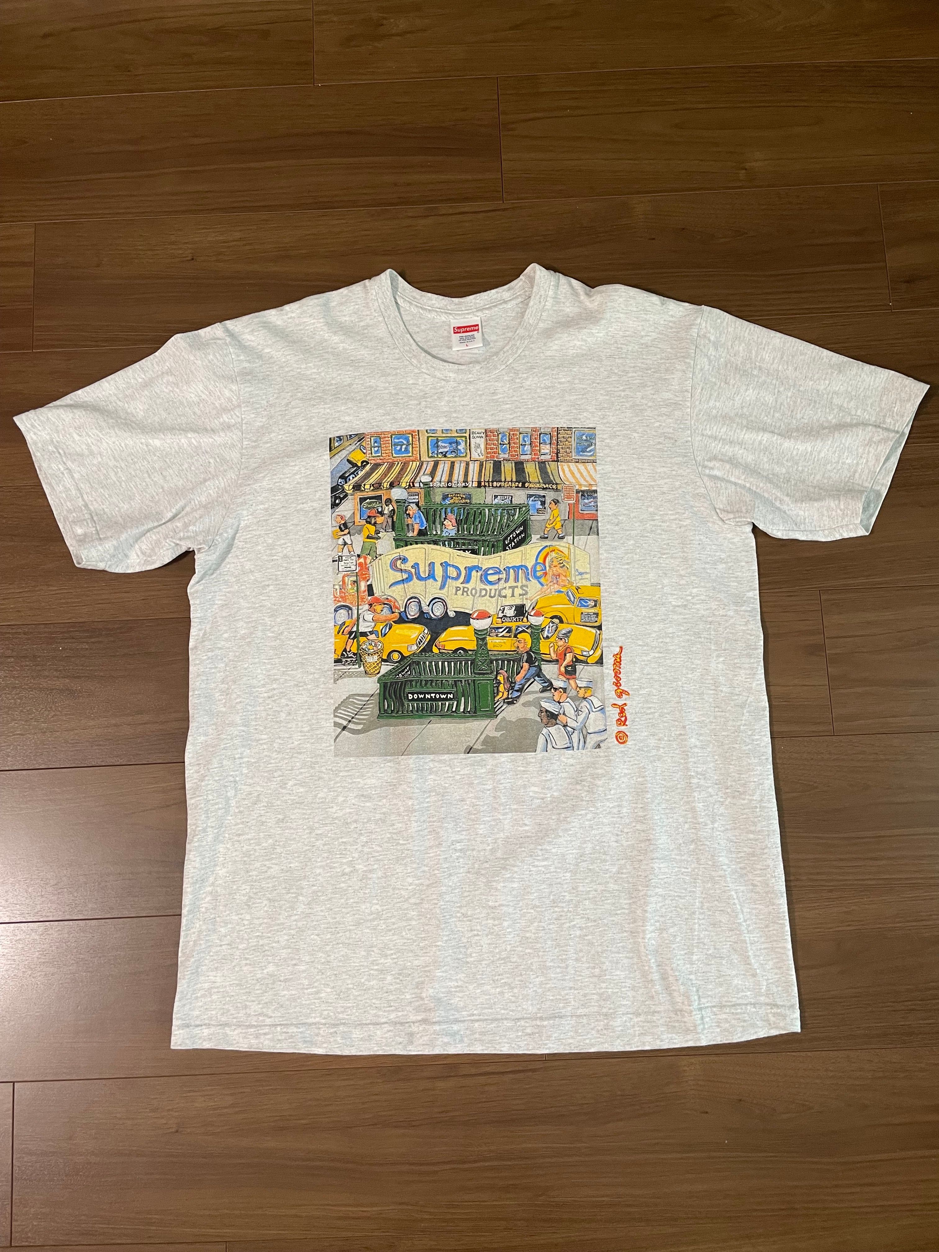 Supreme Manhattan Tee "Ash Grey"