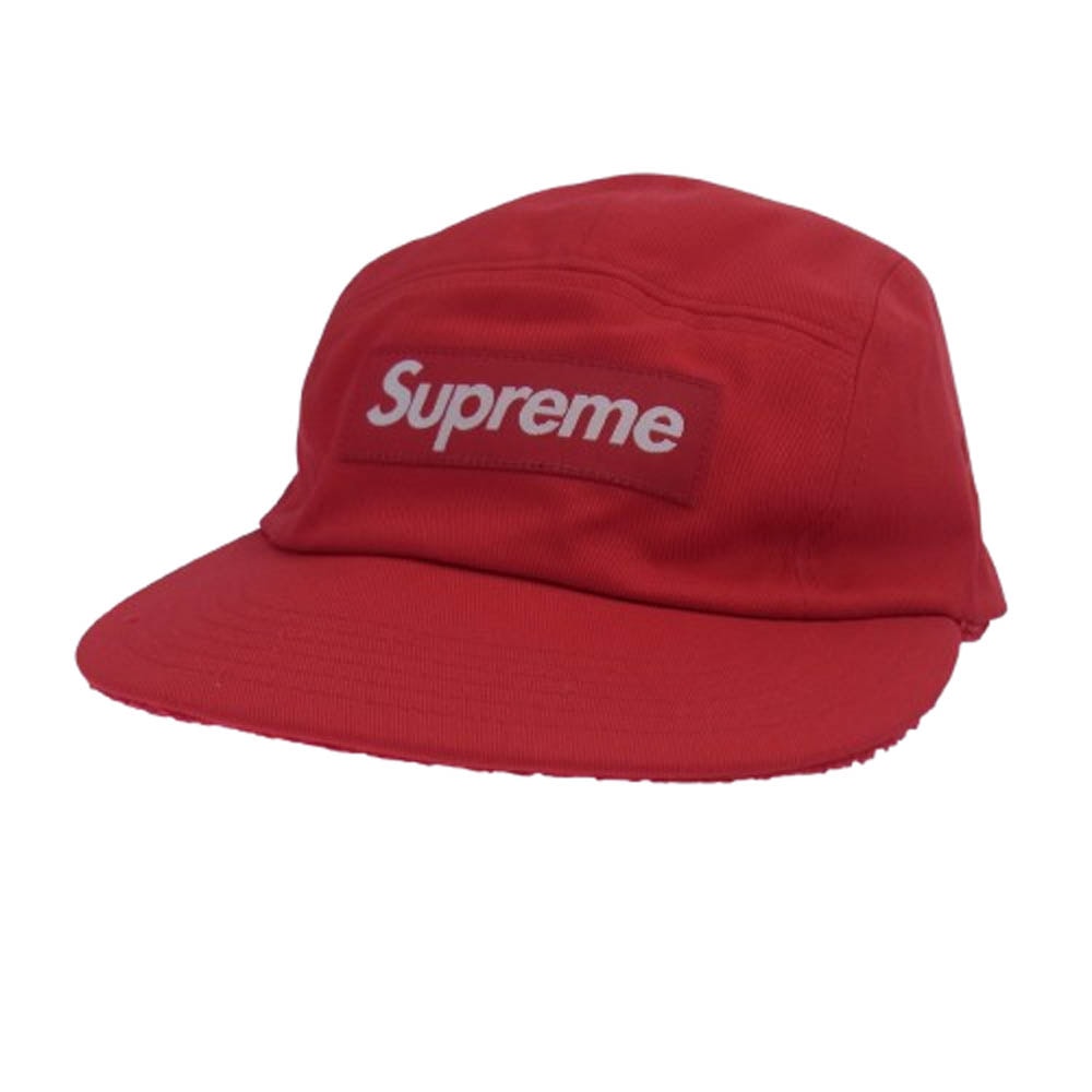 Supreme シュプリーム キャップ 25SS REVERSIBLE TERRY CAMP CAP リバーシブル テリー キャンプ キャップ レッド系【新古品】【未使用】【中古】